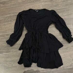 Flowers by Zoe Black ruffle dress